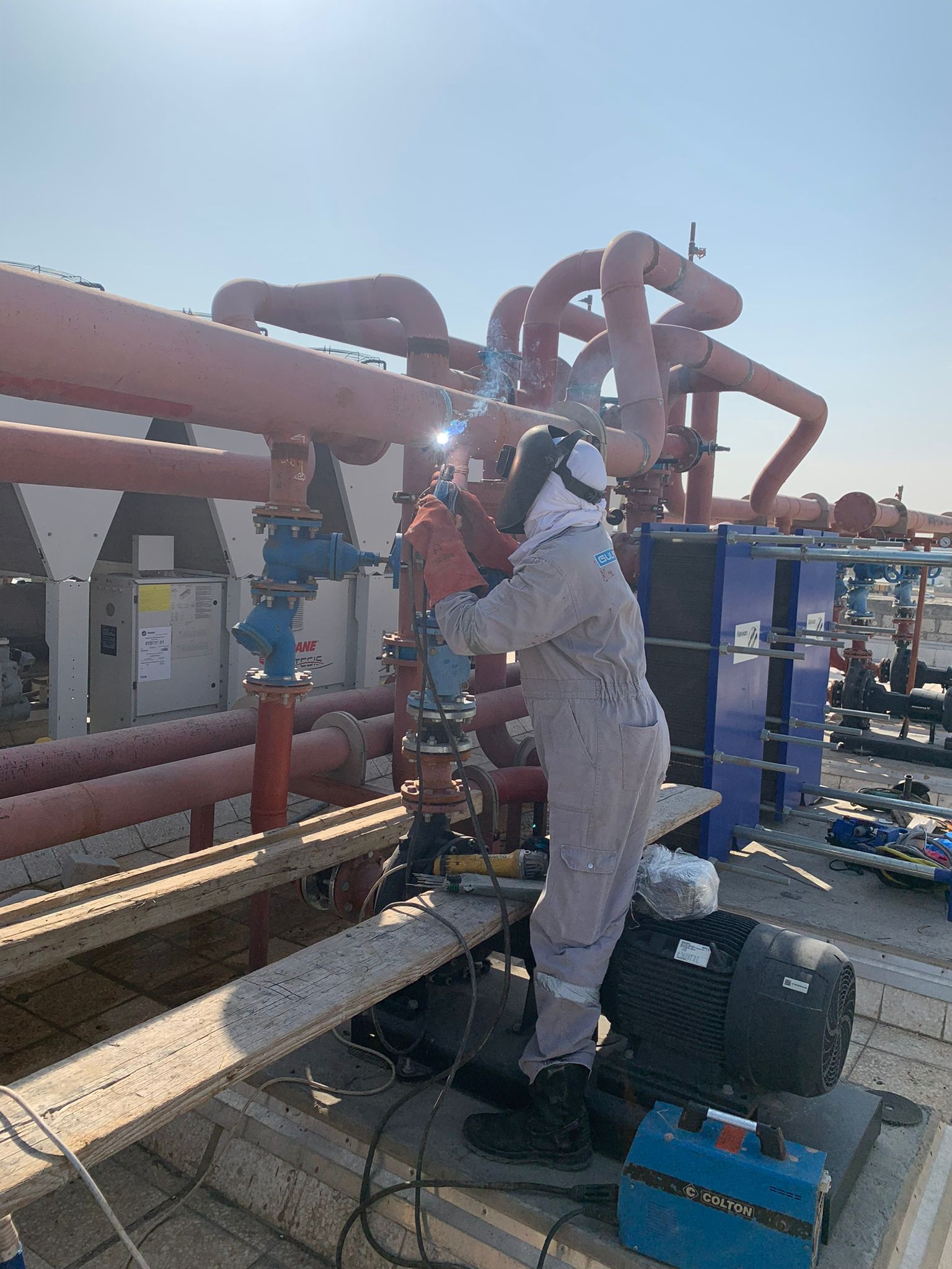 Industrial piping work Kuwait