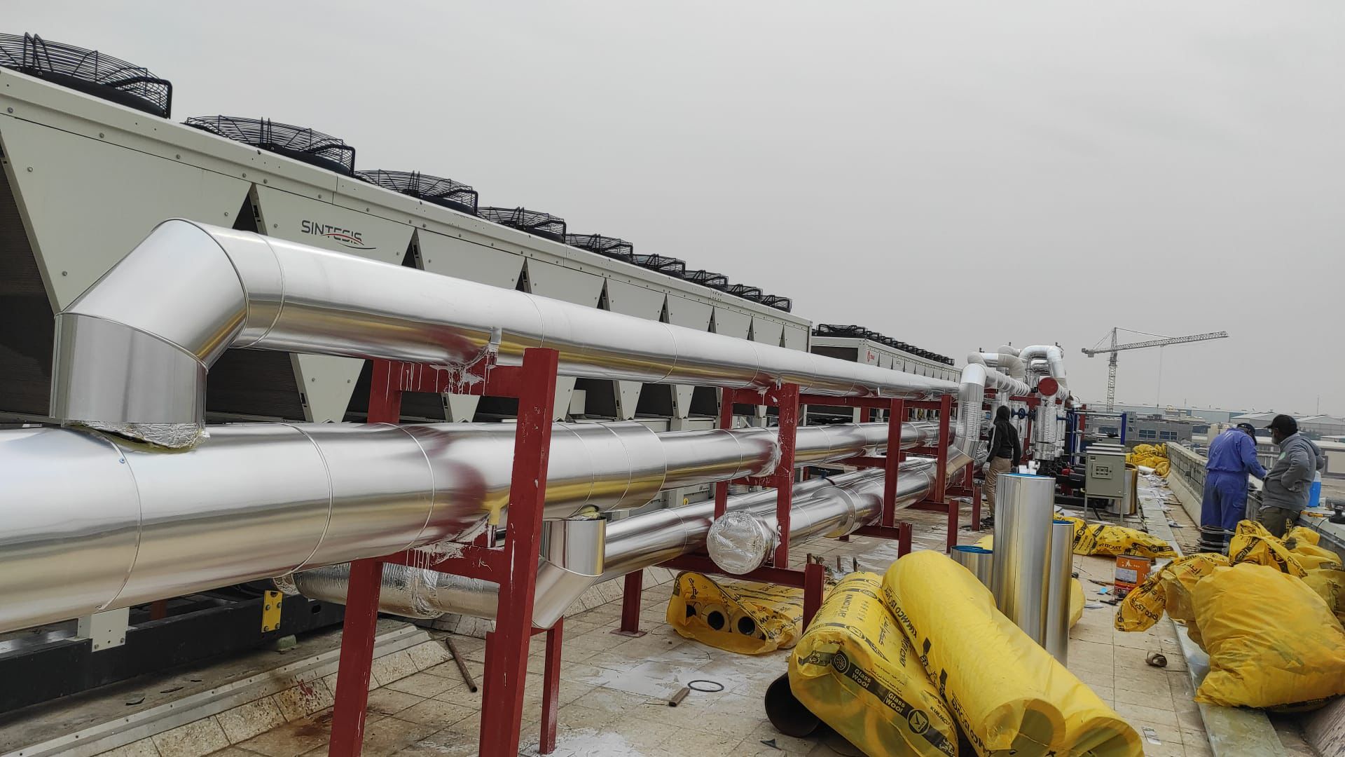 Caesar Pack Factory HVAC installation Kuwait