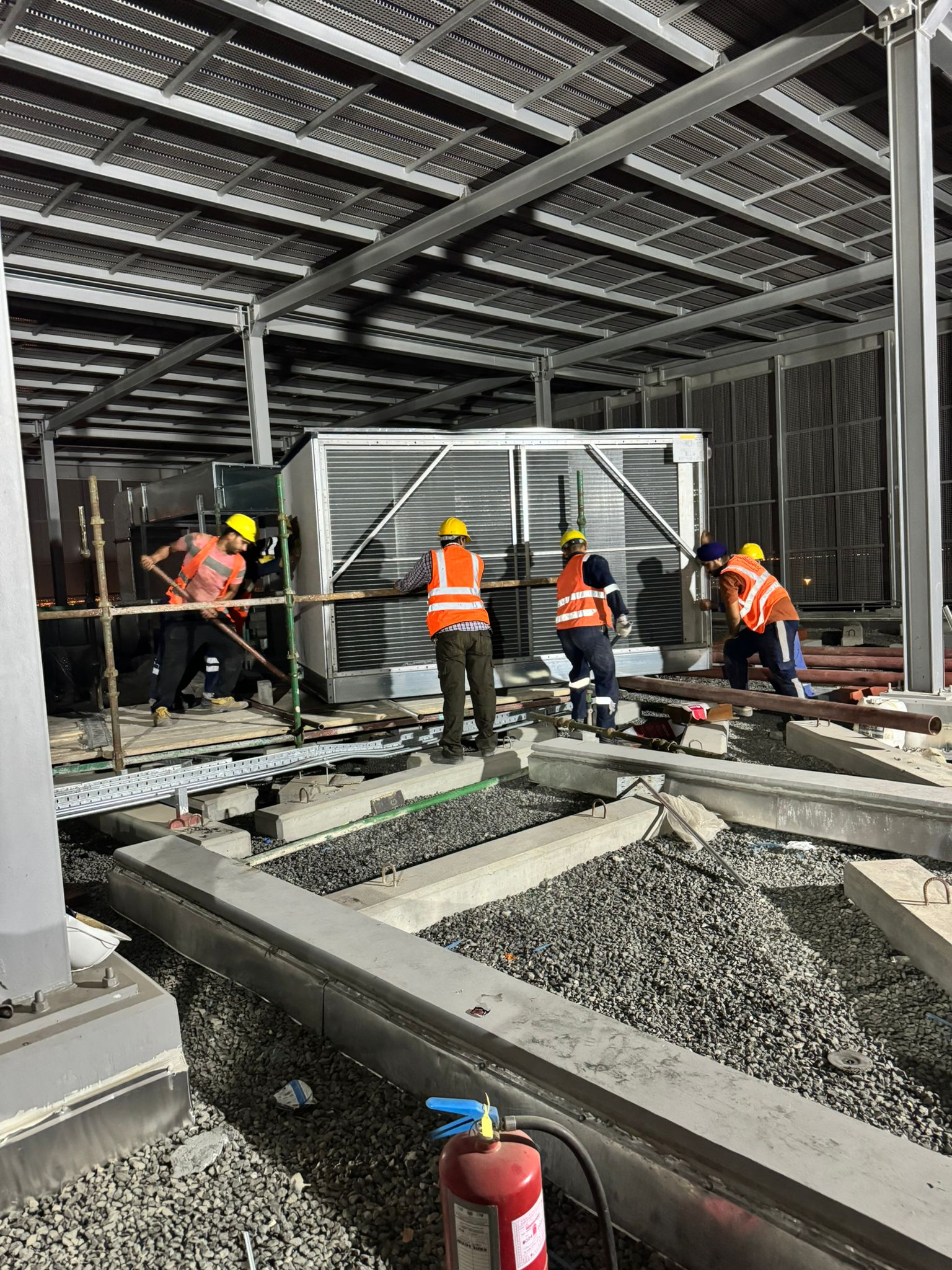 Cancer center piping infrastructure